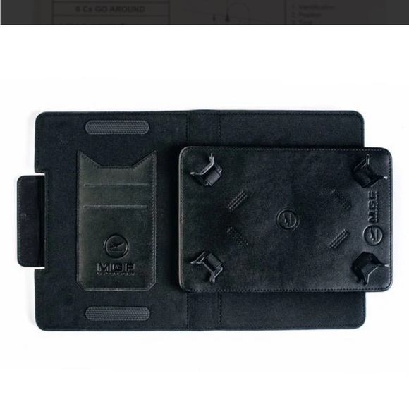 MyGoFlight iPad Mini/Universal Rotating Kneeboard Folio/leather/lapboard case - Picture 4 of 14